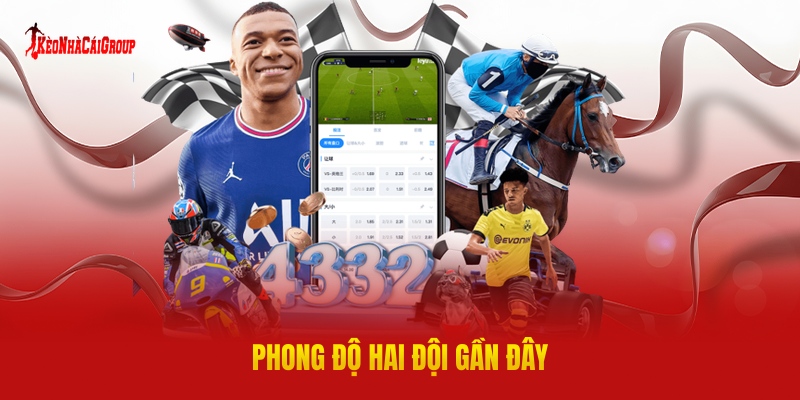 Phong Độ Hai Đội Gần Đây